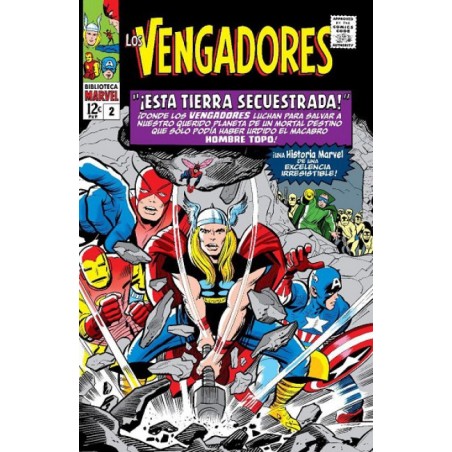 LOS VENGADORES Nº 1 Y 2 NUEVA BIBLIOTECA MARVEL ED.PANINI