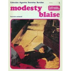 MODESTY BLAISE Nº 1 AL 12 EDITORIAL BURULAN , CARTONE COLOR