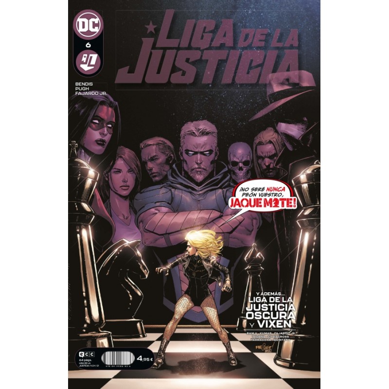 LIGA DE LA JUSTICIA Nº 121 , LIGA DE LA JUSTICIA 6 POR BENDIS ED.ECC