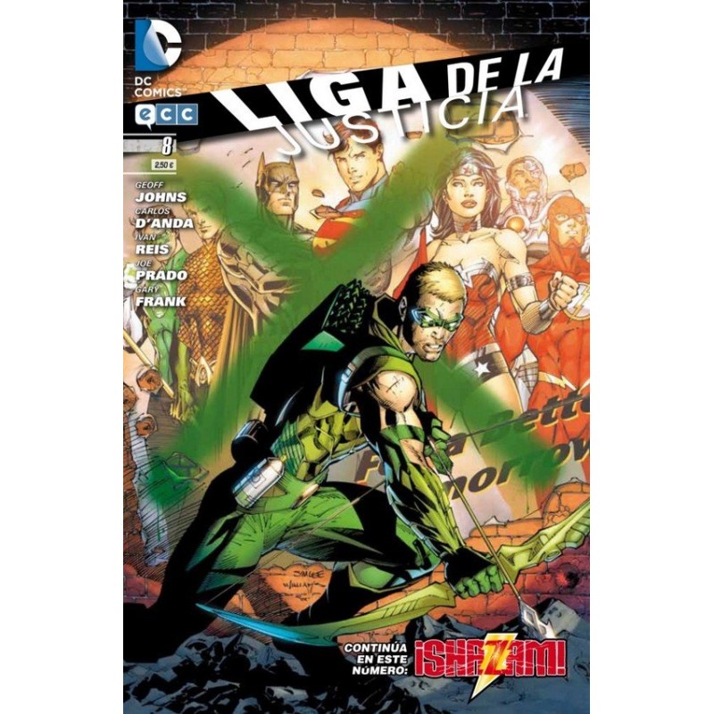 LIGA DE LA JUSTICIA Nº 8 ED.ECC COMIC-BOOKS