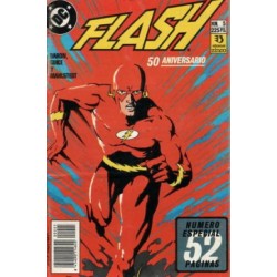 FLASH 50 ANIVERSARIO COL.COMPLETA , 5 COMIC-BOOKS , ED.ZINCO