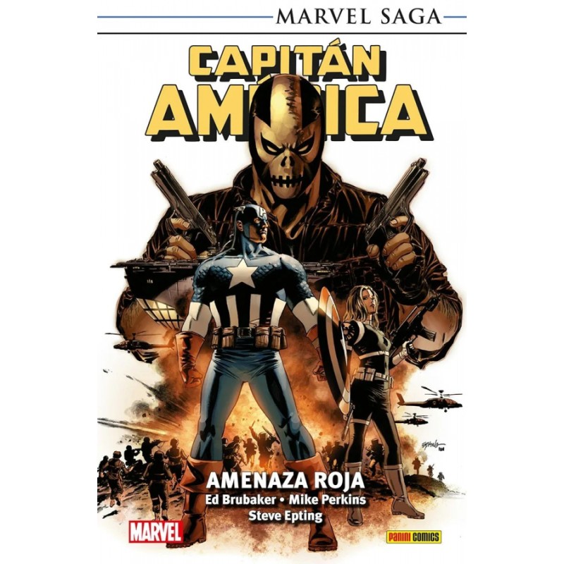 MARVEL SAGA RUSTICA CAPITAN AMERICA DE ED BRUBAKER Y STEVE EPTING VOL.3 : AMENAZA ROJA