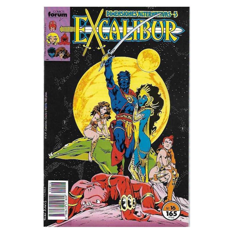 EXCALIBUR VOL.1 Nº 1 AL 16 ED.FORUM POR CHRIS CLAREMONT Y DAVIS