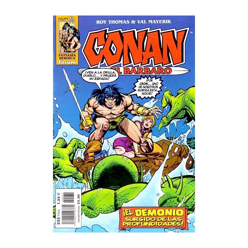 CONAN EL BARBARO SEGUNDA EDICION Nº 70 ED.FORUM