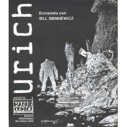 URICH Nº 2 AL 4 , BOLETIN INFORMATIVO DE COMIC USA