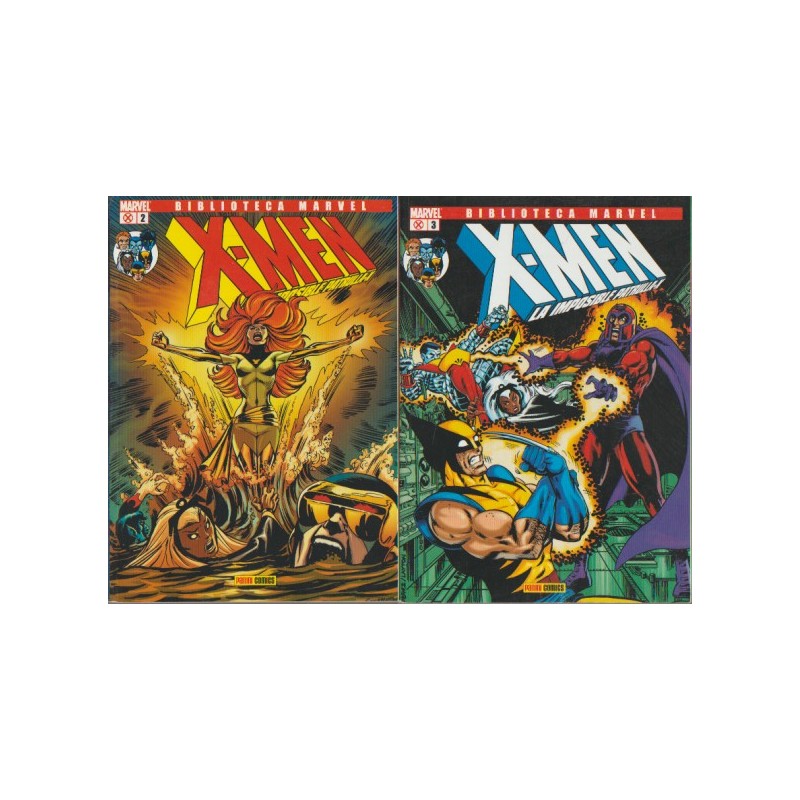 X-menº 1 al 28 BIBLIOTECA MARVEL , COLECCION COMPLETA