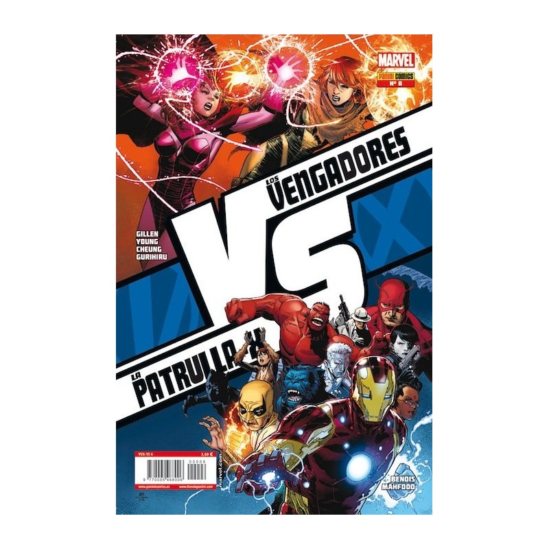 LOS VENGADORES VS LA PATRULLA X Nº 1 AL 6 DE 6 , COL.COMPLETA