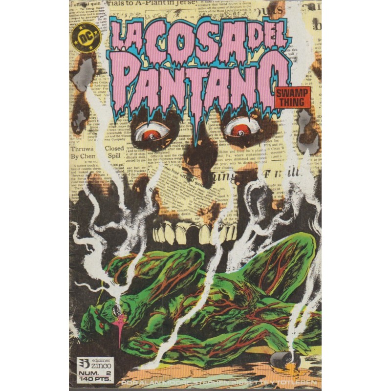 LA COSA DEL PANTANO Nº 2 AMERICAN GOTHIC POR ALAN MOORE