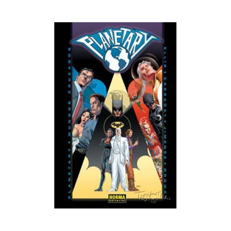 PLANETARY COL.COMPLETA VOL.1 Y 2 mas CROSSOVERS CON BATMAN Y LA LIGA DE LA JUSTICIA POR WARREN ELLIS Y JOHN CASSADAY