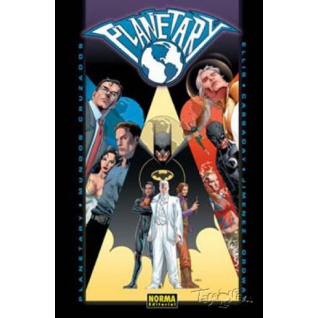 PLANETARY COL.COMPLETA VOL.1 Y 2 mas CROSSOVERS CON BATMAN Y LA LIGA DE LA JUSTICIA POR WARREN ELLIS Y JOHN CASSADAY