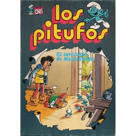 LOS PITUFOS PRESENTAN JOHAN Y PIRLUIT , 6 ALBUMES : LA FLAUTA DE LOS PITUFOS ,EL SORTILEGIO DE MALASOMBRA,EL PAIS MALDITO , EL ANILLO DE LOS CASTELLAC , LA VERDADERA HISTORIA DEL PEQUEÑO PIRLUIT Y LA PIEDRA DE LUNA
