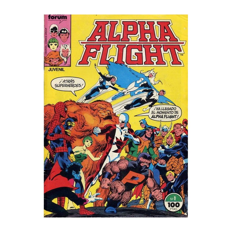 ALPHA FLIGHT VOL.1 Nº 1 AL 60 , A FALTA DE LOS NUMEROS 5,9,10,38,,52,55,56,61