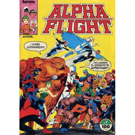 ALPHA FLIGHT VOL.1 Nº 1 AL 60 , A FALTA DE LOS NUMEROS 5,9,10,38,,52,55,56,61