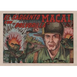 SARGENTO MACAI COL.COMPLETA 41 TEBEOS ,ORIGINALES EDITORIAL GRAFIDEA AÑO 1952 ESTADO DE CONSERVACION EXCELENTE