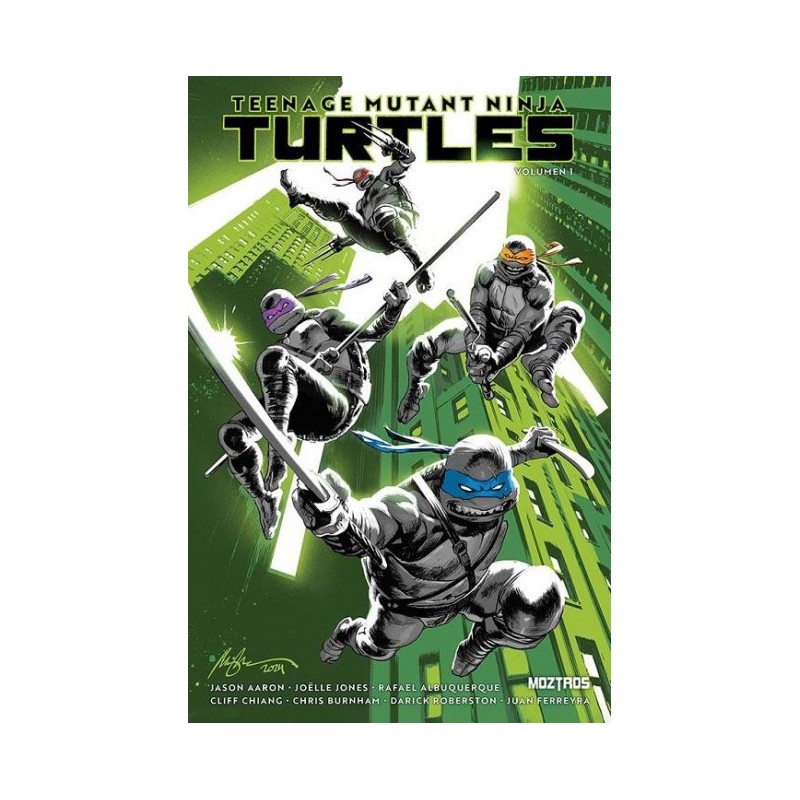 TEENAGE MUTANT NINJA TURTLES VOLUMEN 1 POR JASON AARON Y OTROS