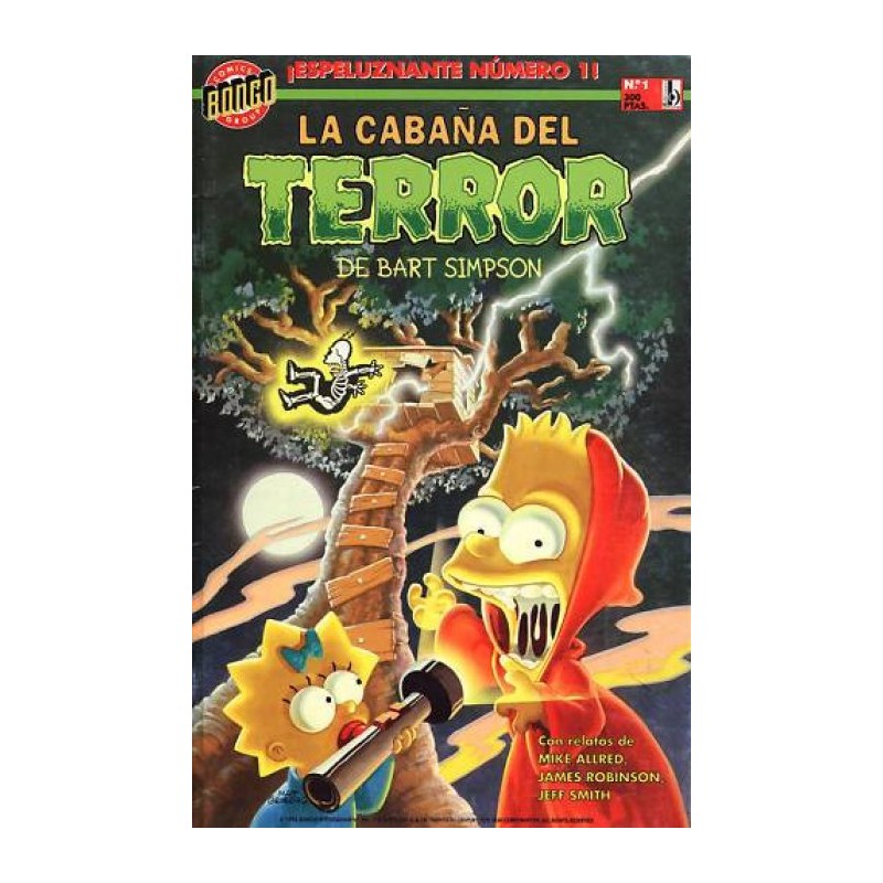 LA CABAÑA DEL TERROR DE BART SIMPSON , COL.COMPLETA 5 COMIC-BOOKS
