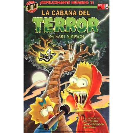 LA CABAÑA DEL TERROR DE BART SIMPSON , COL.COMPLETA 5 COMIC-BOOKS