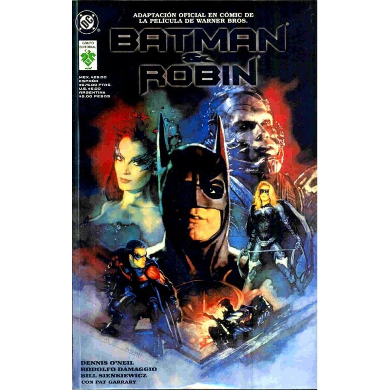 BATMAN & ROBIN ADAPTACION OFICIAL DE LA PELICULA DE WARNER BROS , EDICIONES VID