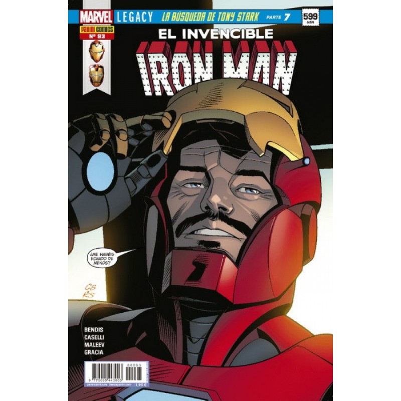 EL INVENCIBLE IRON MAN VOL.2 Nº 92 AL 95 LA BUSQUEDA DE TONY STARK PARTE 6,7 Y FINAL
