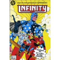 INFINITY INC COL.COMPLETA 22 COMICS EN 5 RETAPADOS ED.ZINCO