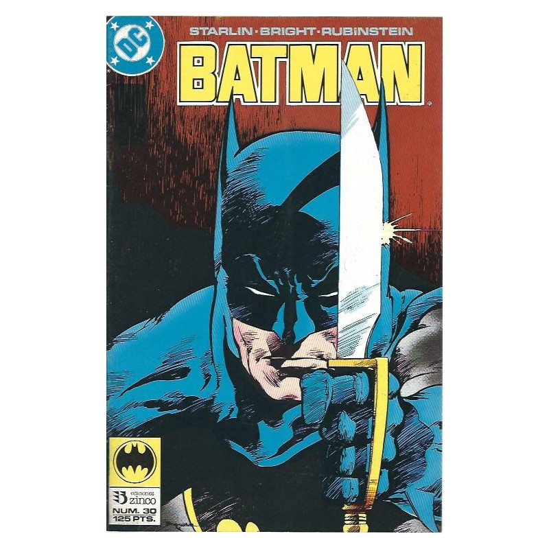 BATMAN VOL.2 Nº 29 Y 30 ED.ZINCO POR JIM STARLIN