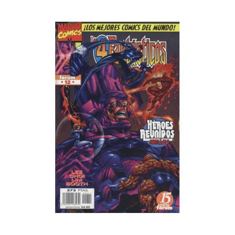 LOS 4 FANTASTICOS Nº 12 HEROES REBORN , HEROES REUNIDOS PARTE 1 DE 4