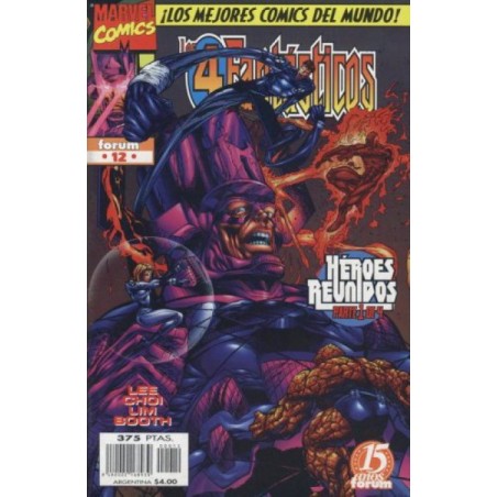 LOS 4 FANTASTICOS Nº 12 HEROES REBORN , HEROES REUNIDOS PARTE 1 DE 4