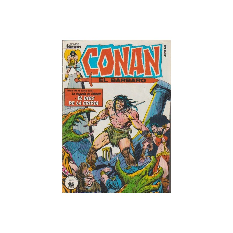 CONAN EL BARBARO VOL.1 Nº 1 CON POSTER , EXCELENTE ESTADO DE CONSERVACION