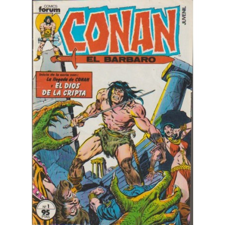 CONAN EL BARBARO VOL.1 Nº 1 CON POSTER , EXCELENTE ESTADO DE CONSERVACION