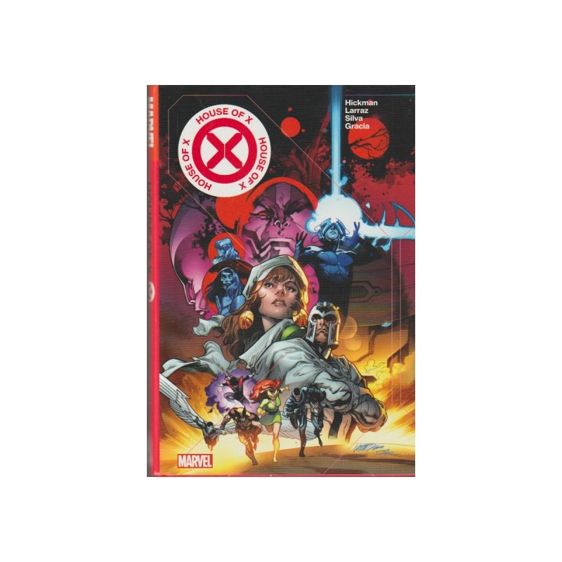 HOUSE OF X USA POR JONATHAN HICKMAN ,Y PEPE LARRAZ