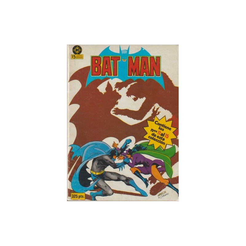 BATMAN VOL.1 Nº 11 AL 15 EN UN RETAPADO ED.ZINCO