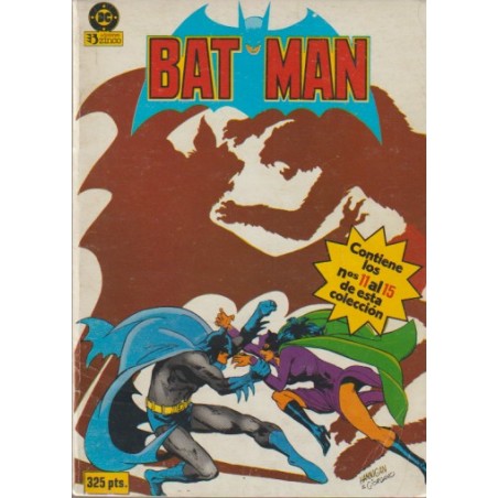 BATMAN VOL.1 Nº 11 AL 15 EN UN RETAPADO ED.ZINCO