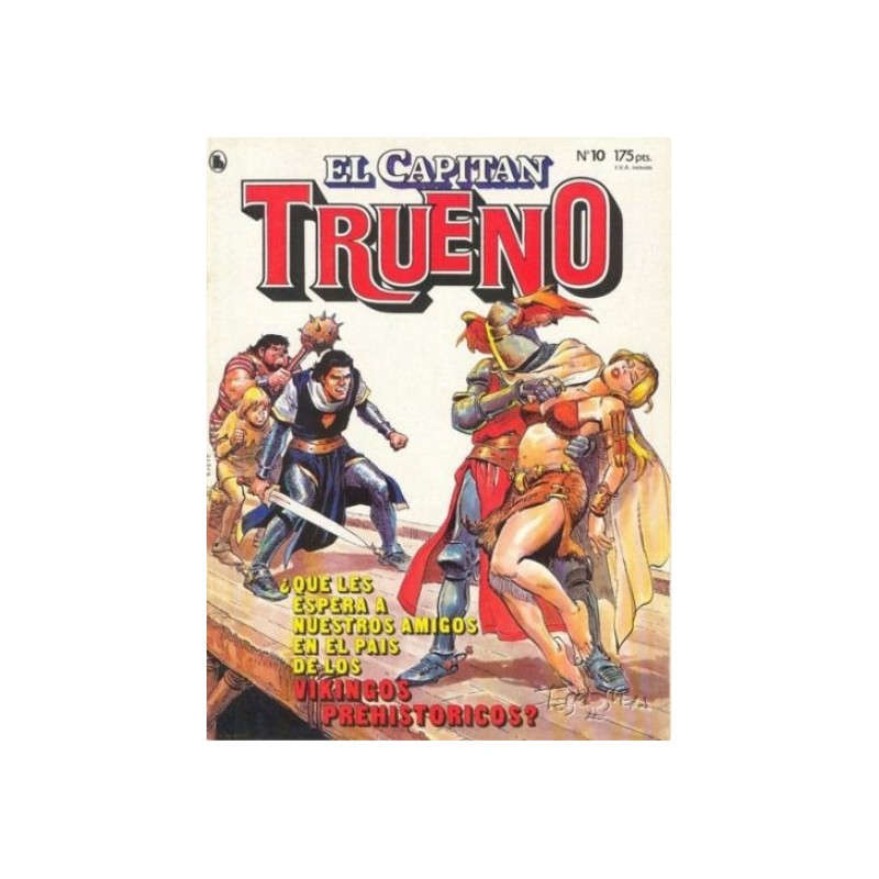 REVISTA EL CAPITAN TRUENO Nº 10 LOS VIKINGOS PREHISTORICOS ?
