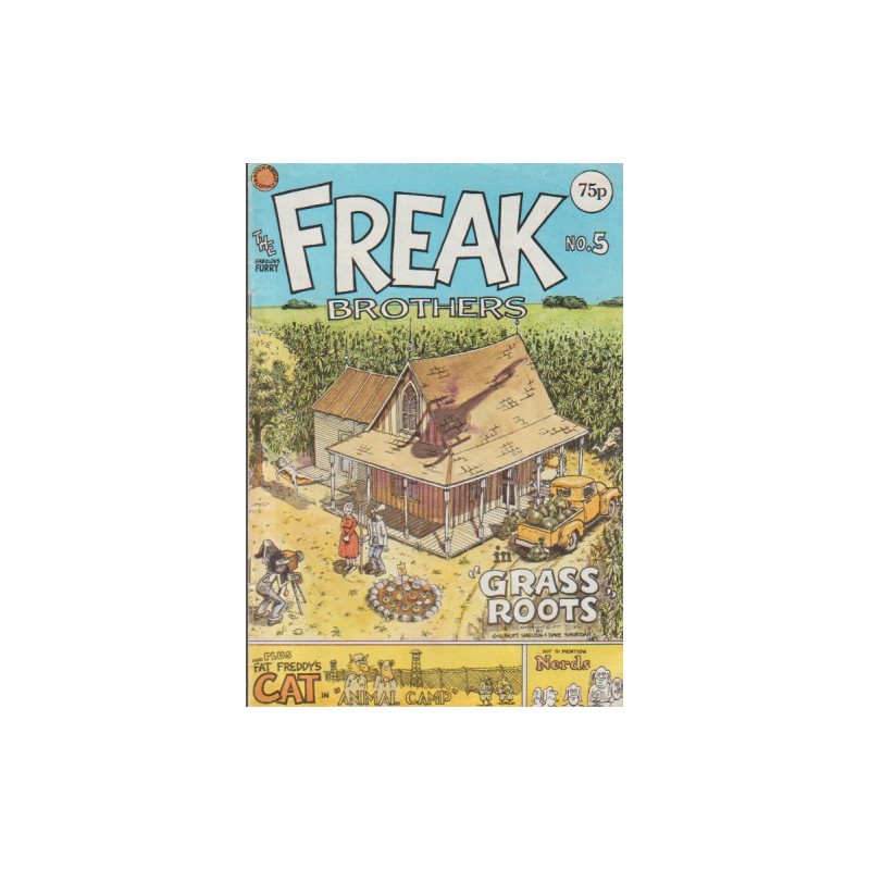 THE FABULOUS FREAK BROTHERS Nº 5 , AÑO 1976, INGLES