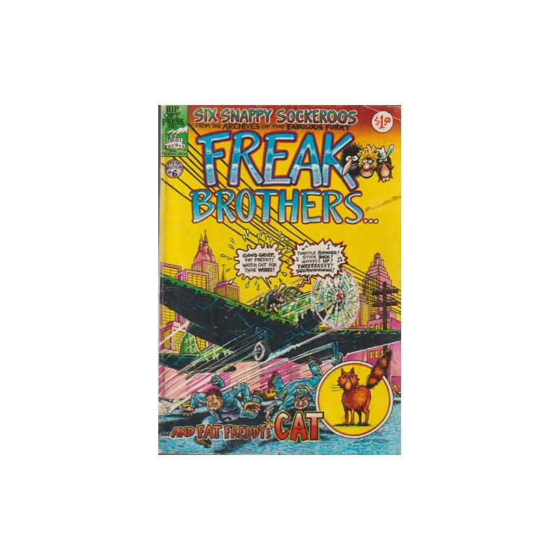 THE FABULOUS FURRY FREAK BROTHERS Nº 4,6 Y 8 , AÑO 1980, USA,INGLES