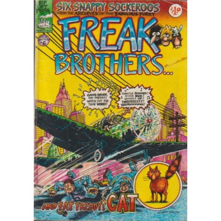 THE FABULOUS FURRY FREAK BROTHERS Nº 4,6 Y 8 , AÑO 1980, USA,INGLES