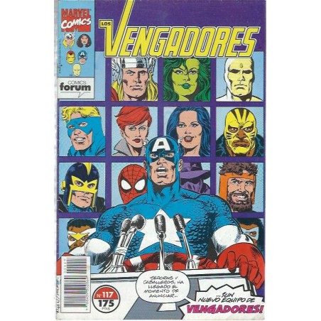 LOS VENGADORES VOL.1 Nº 114 AL 117 ED.FORUM