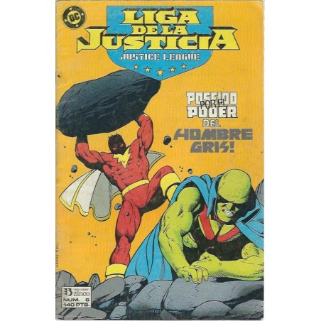 LIGA DE LA JUSTICIA Nº 6 ED.ZINCO , POSEIDO POR L PODER DEL HOMBRE GRIS