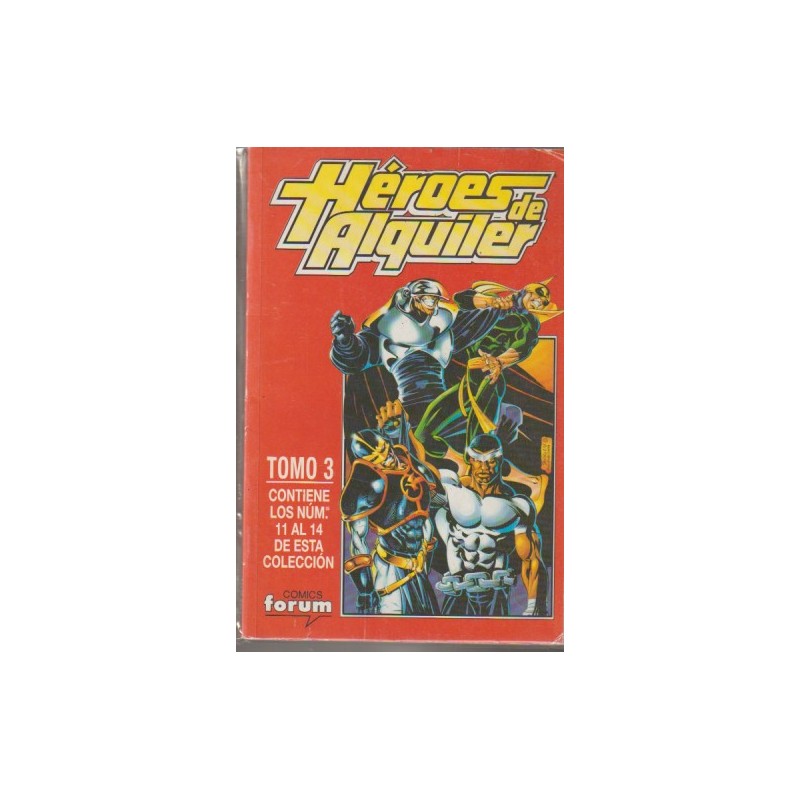HEROES DE ALQUILER Nº 11 AL 14 EN UN RETAPADO ED.FORUM
