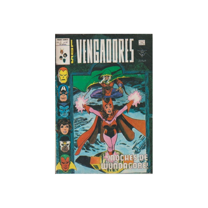 LOS VENGADORES VOL.2 VERTICE Nº 42 - NOCHES DE WUNDAGORE