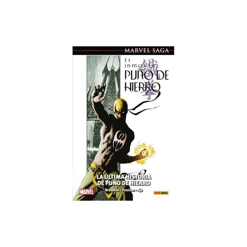 MARVEL SAGA EL INMORTAL PUÑO DE HIERRO 1 A 3 POR ED BRUBAKER,MATT FRACTION Y DAVID AJA