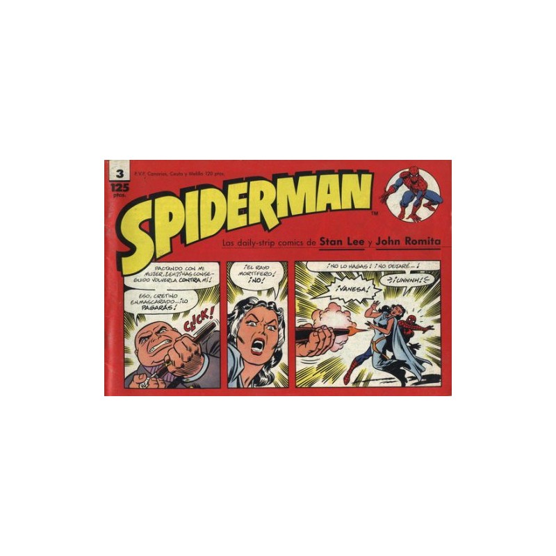 spiderman las tiras de prensa nº 1 a 22 , a falta del nº 13