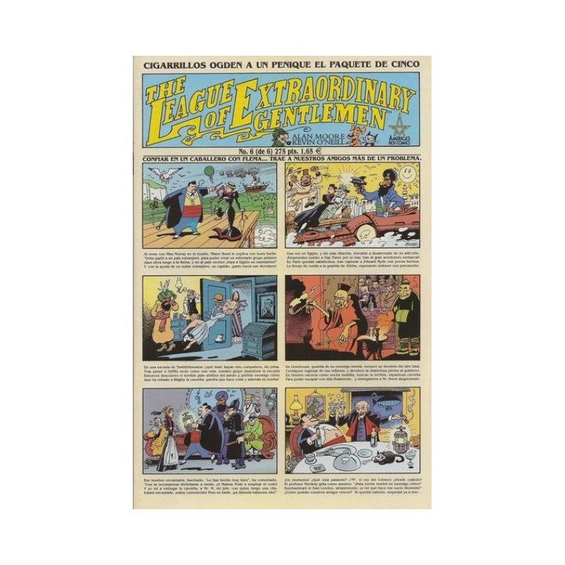 THE LEAGUE OF EXTRAORDINARY GENTLEMEN VOL.1 COL.COMPLETA Nº 1 AL 6