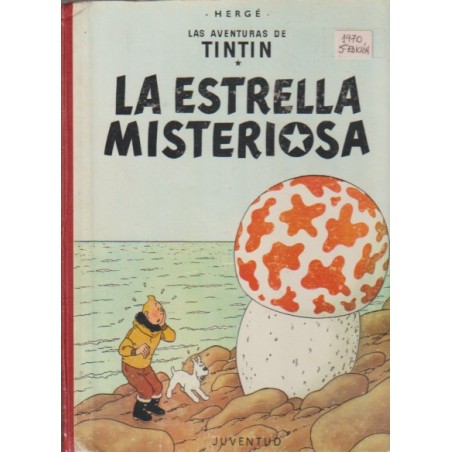 TINTIN LA ESTRELLA MISTERIOSA 5ª EDICION EDICION CON LOMO DE TELA