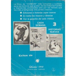 ZARPA DE ACERO VOL.1 Nº 1 EDITORIAL VERTICE : EL HOMBRE INVISIBLE Y LA ZARPA FATAL