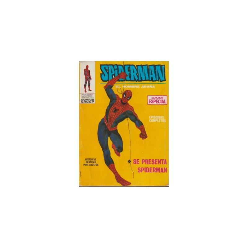 SPIDERMAN Nº 1 : SE PRESENTA SPIDERMAN ,ED.VERTICE VOL.1 , EXCELENTE ESTADO DE CONSERVACION , PRIMERA EDICION ESPAÑOLA DE SPIDERMAN AÑO 1969