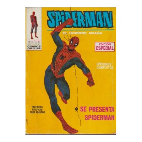 SPIDERMAN Nº 1 : SE PRESENTA SPIDERMAN ,ED.VERTICE VOL.1 , EXCELENTE ESTADO DE CONSERVACION , PRIMERA EDICION ESPAÑOLA DE SPIDERMAN AÑO 1969