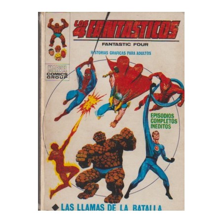 LOS 4 FANTASTICOS Nº 35 ED.VERTICE VOL.1 : LAS LLAMAS DE LA BATALLA