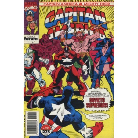 CAPITAN AMERICA & THOR VOL.2 : COL.COMPLETA 1 AL 13 ,CAPITÁN AMÉRICA Y THOR EL PODEROSO VOL. 2 ED.FORUM