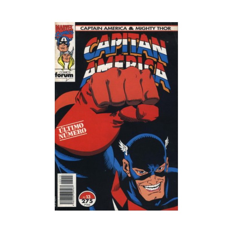 CAPITAN AMERICA & THOR VOL.2 Nº 13 ,CAPITÁN AMÉRICA Y THOR EL PODEROSO VOL. 2 ED.FORUM